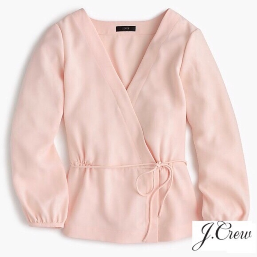 J.Crew Wrap Peplum Top NWOT